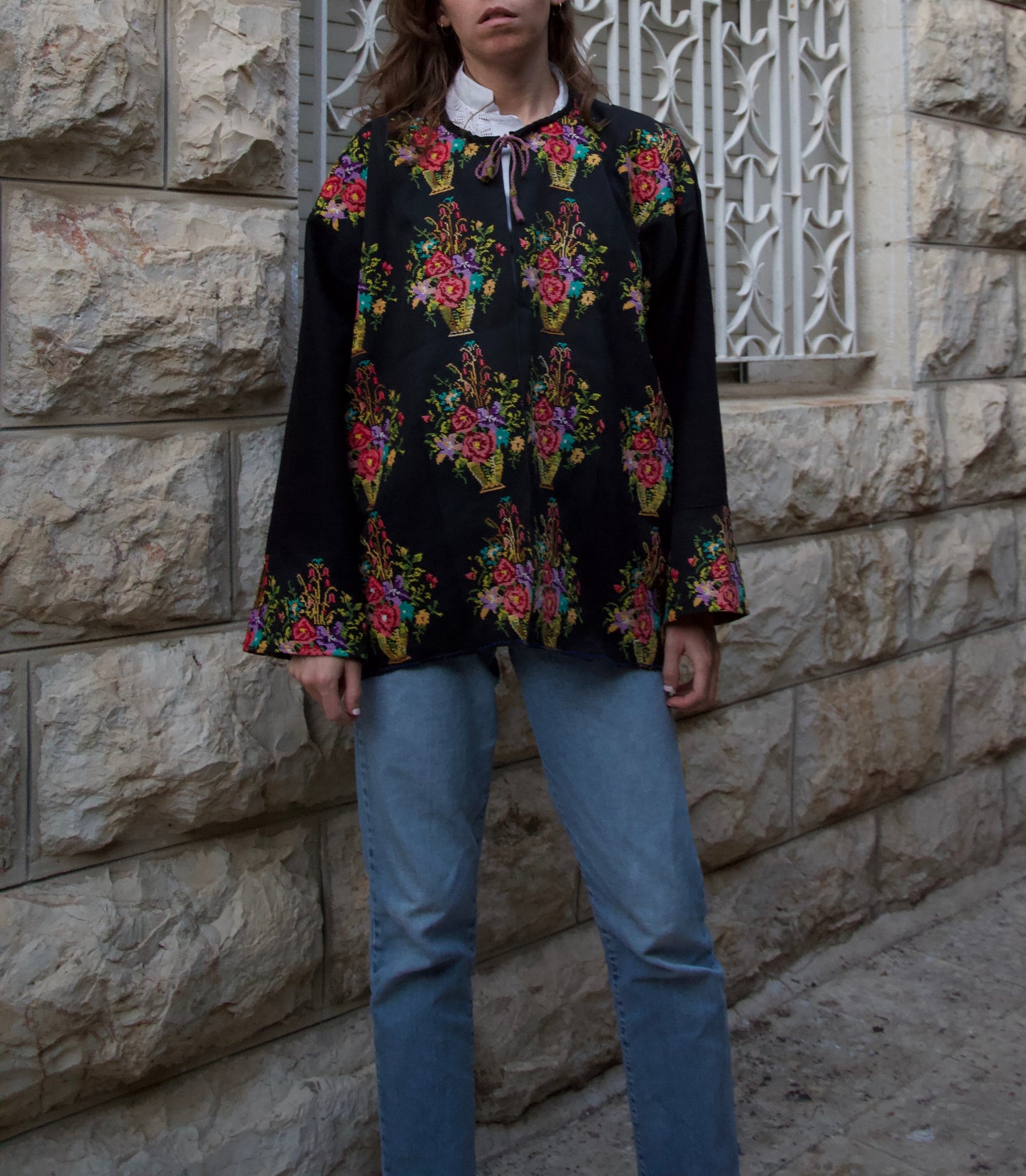 Blazer with Palestinian Tatreez