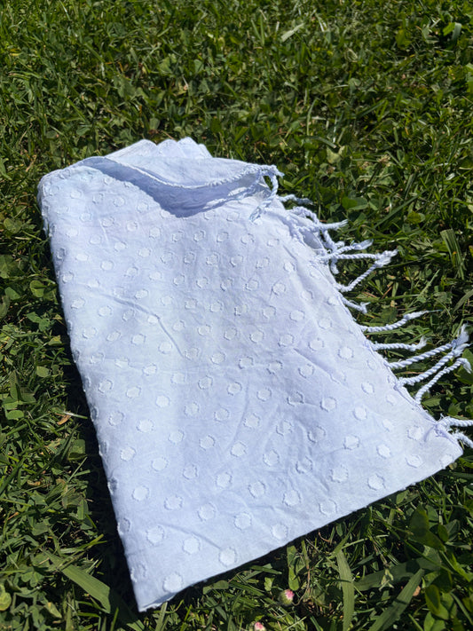 Naturally Dyed Indigo Scarf