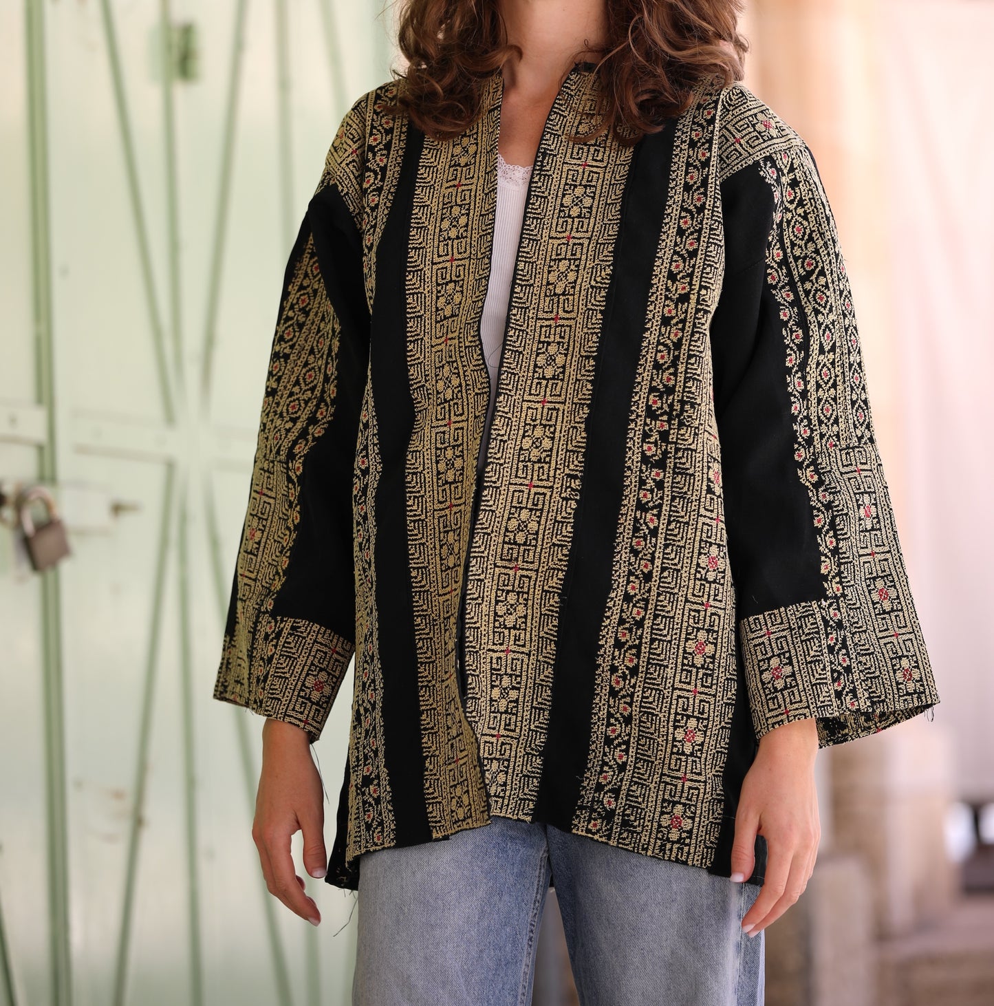 Blazer with Palestinian Tatreez