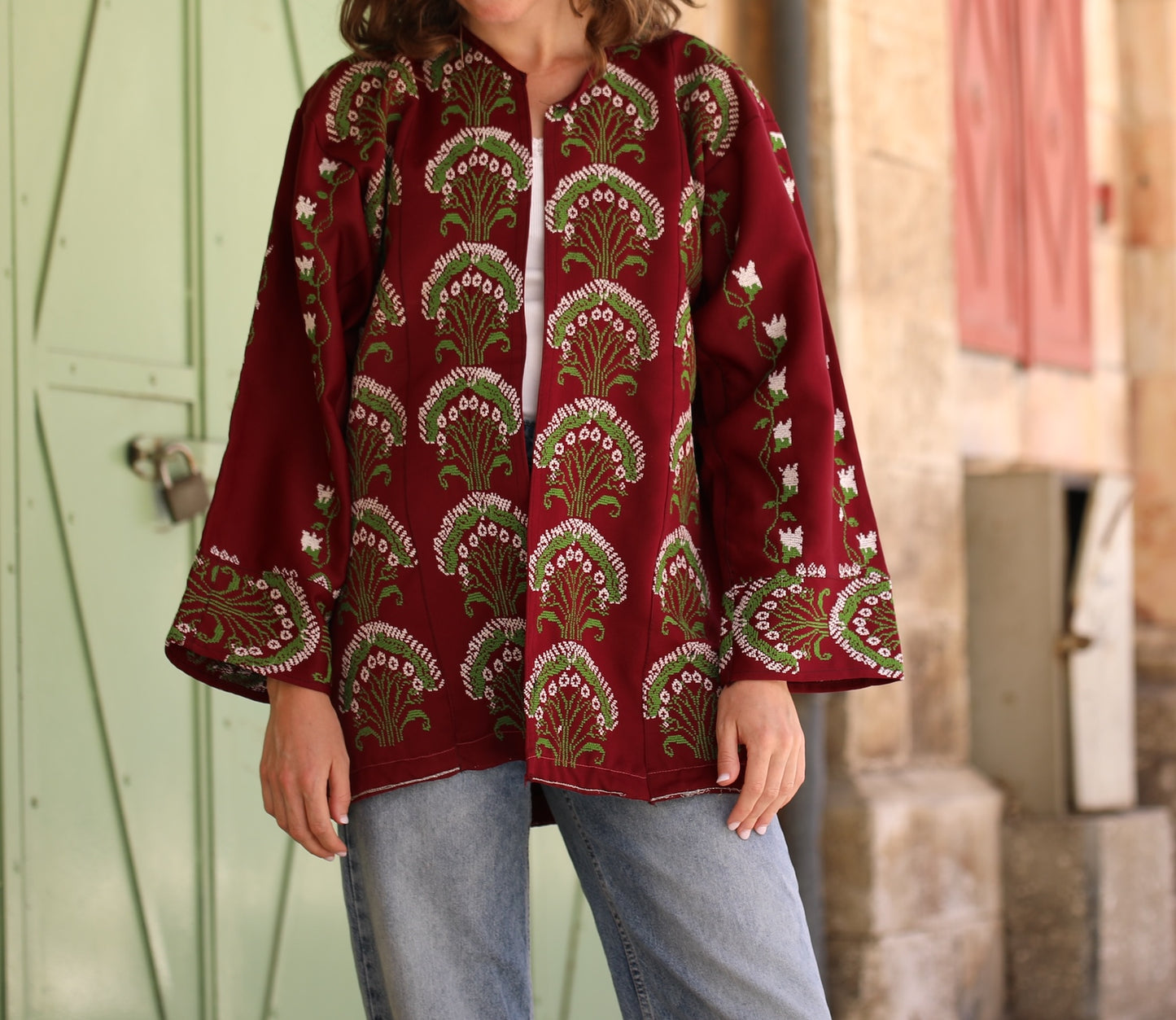 Blazer with Palestinian Tatreez