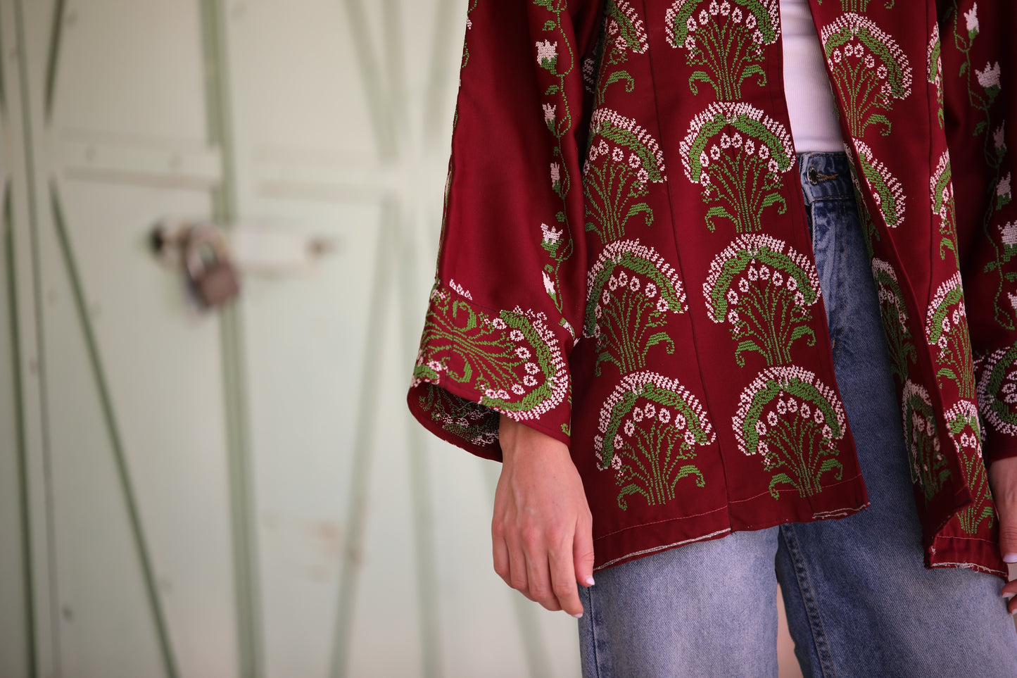 Blazer with Palestinian Tatreez