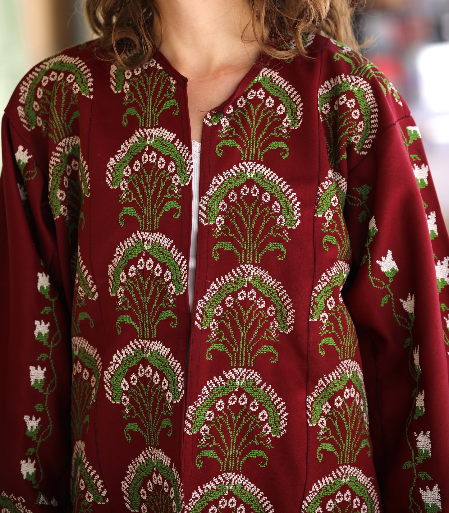Blazer with Palestinian Tatreez