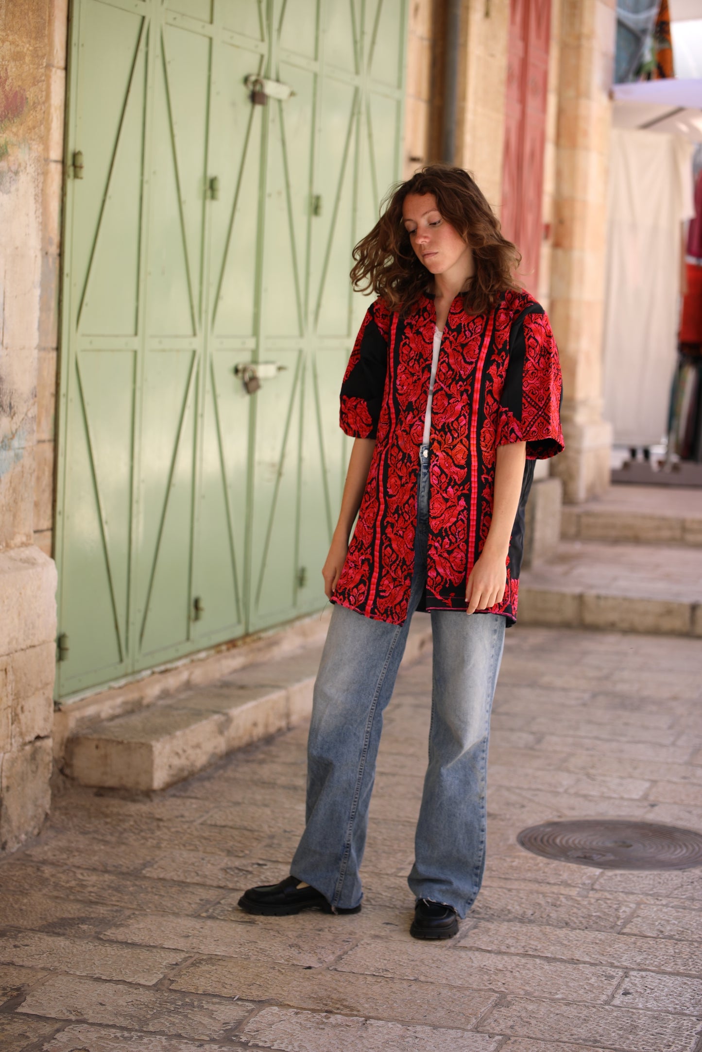 Blazer with Palestinian Tatreez