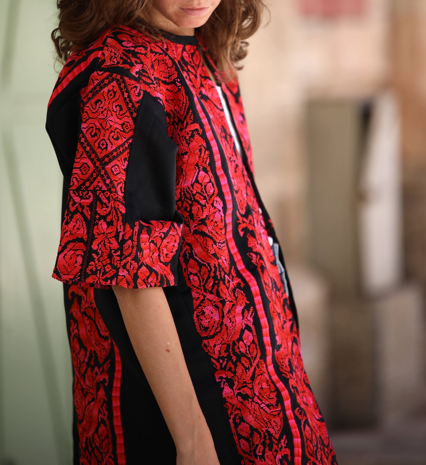 Blazer with Palestinian Tatreez