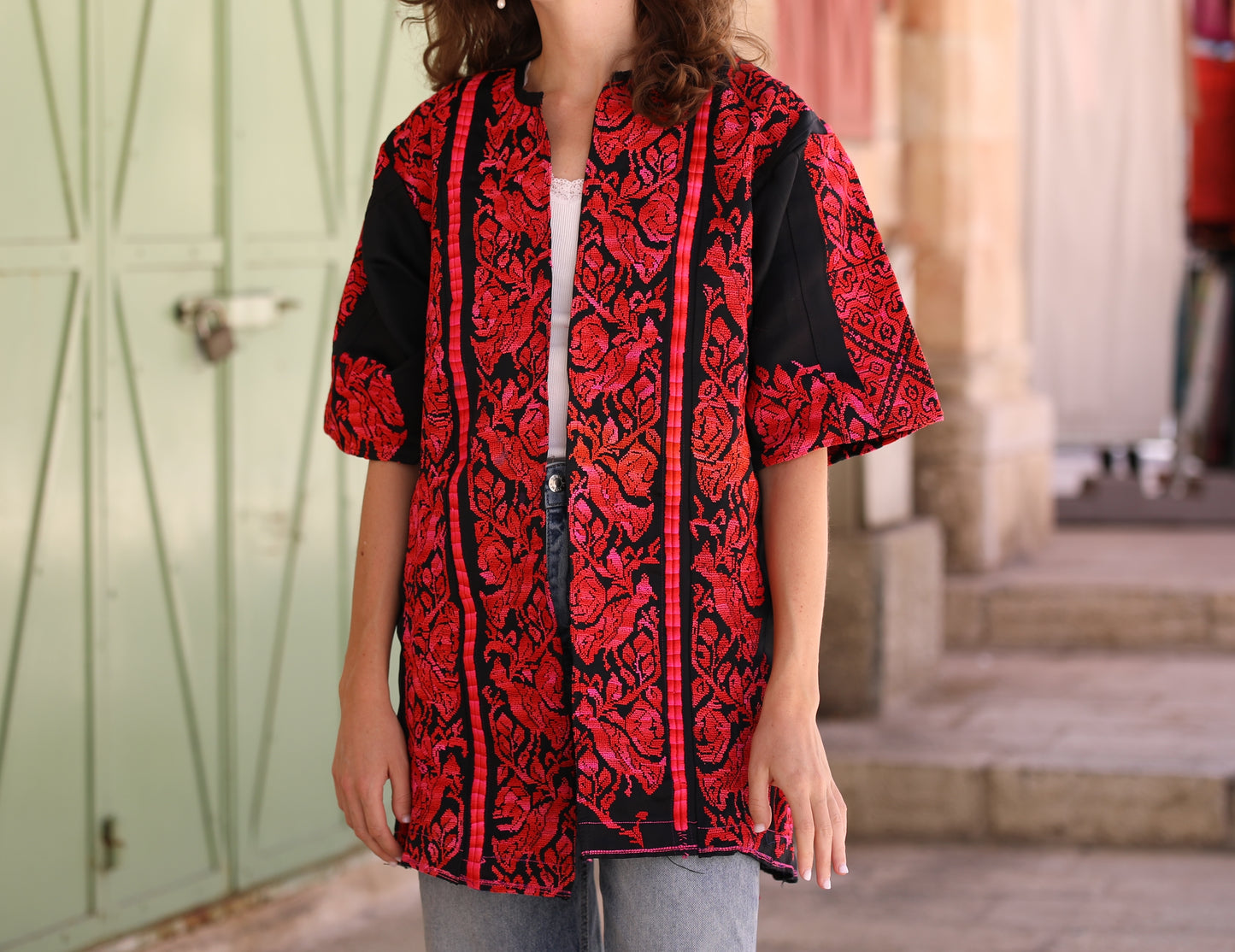 Blazer with Palestinian Tatreez