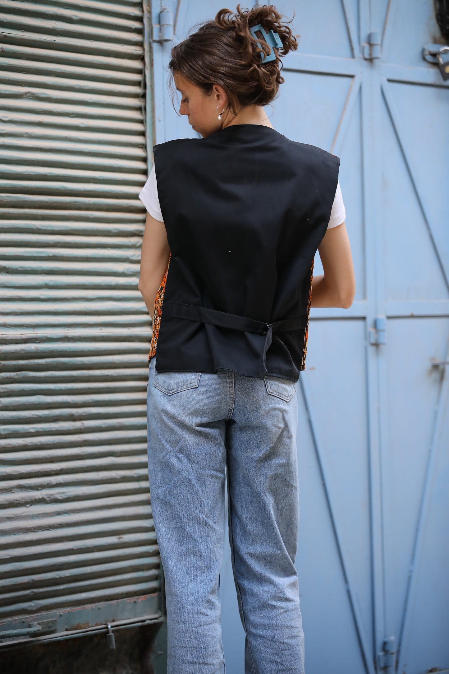 Vest with Palestinian Tatreez