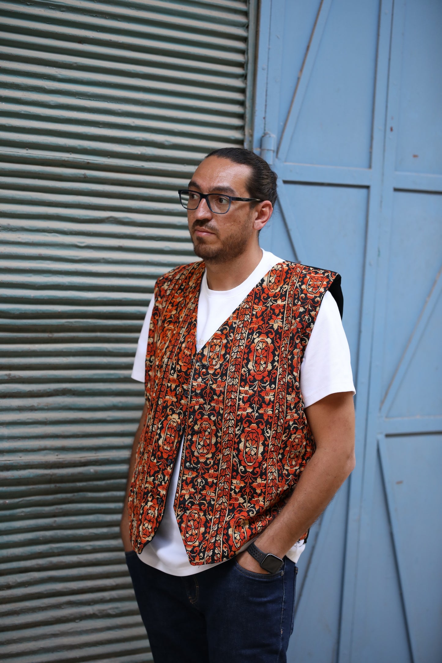 Vest with Palestinian Tatreez