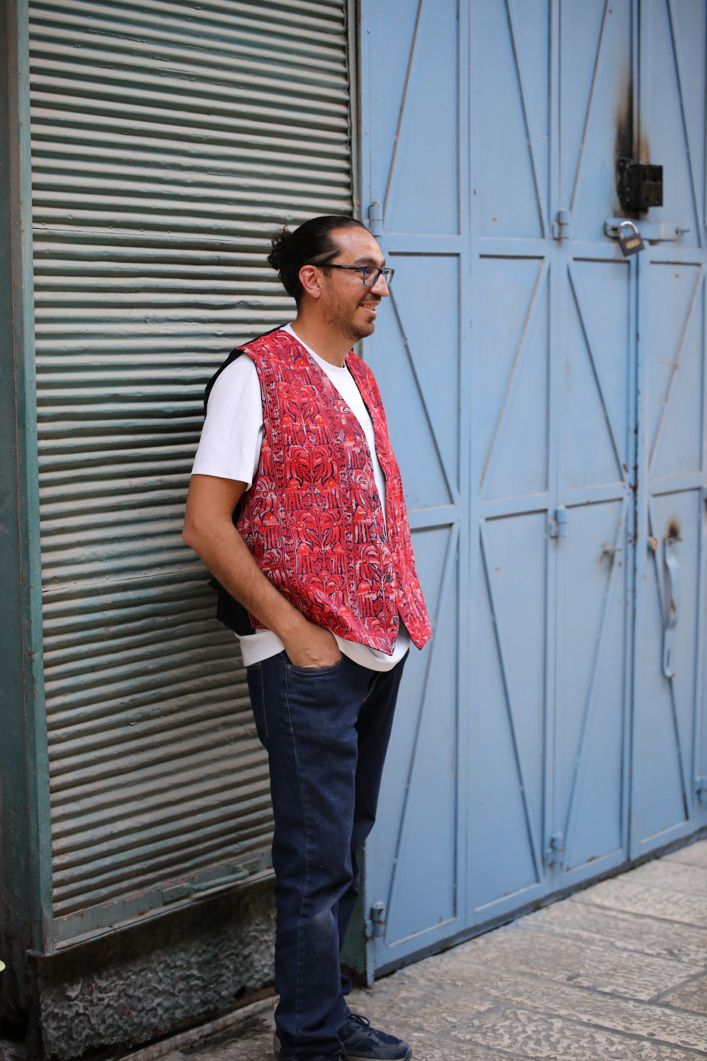 Vest with Palestinian Tatreez