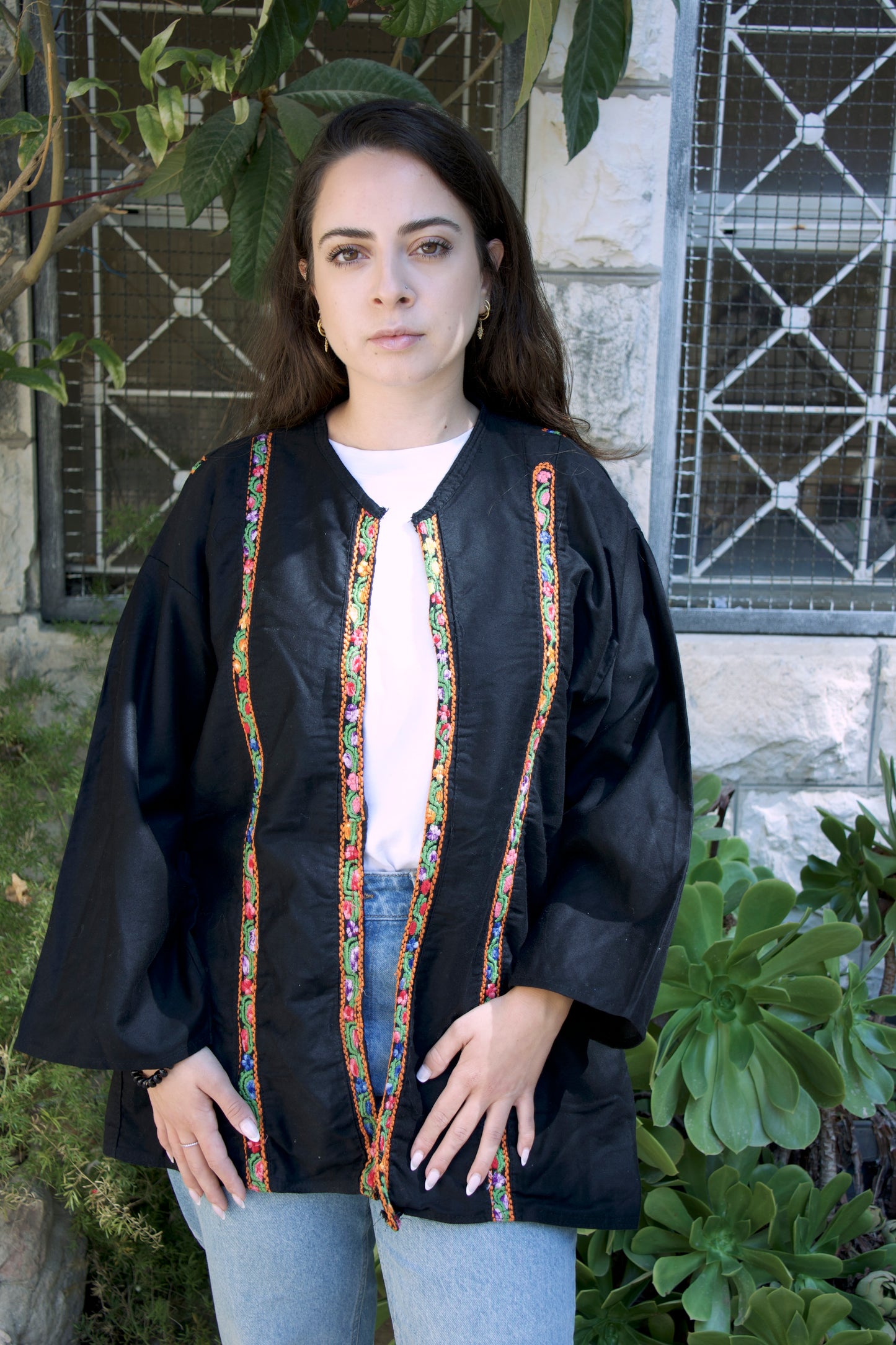 Blazer with Handmade Embroidery