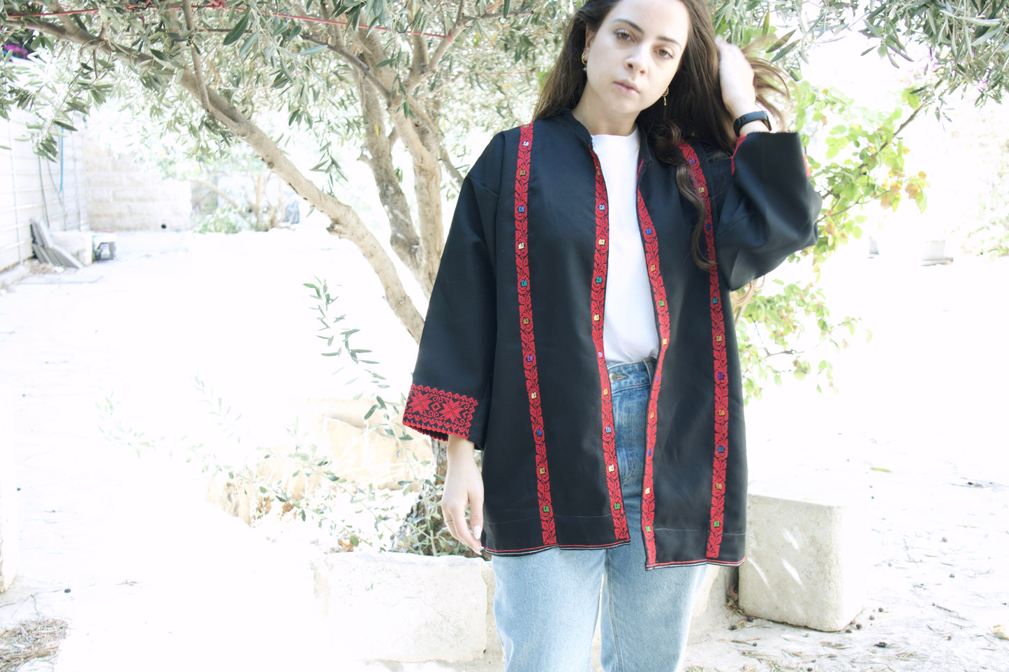 Blazer with Palestinian Tatreez