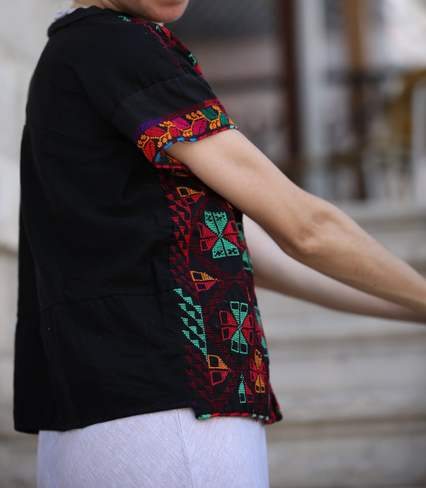Taqseerah with Palestinian Tatreez