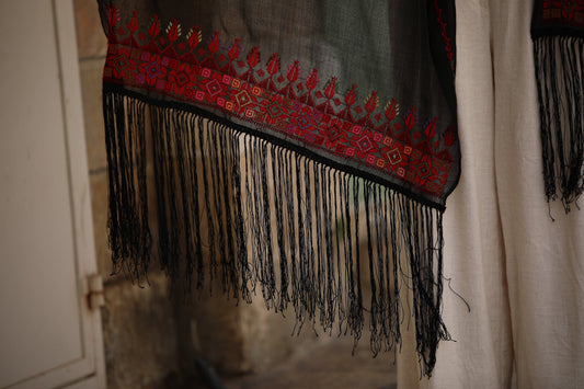Palestinian Embroidered Shawl