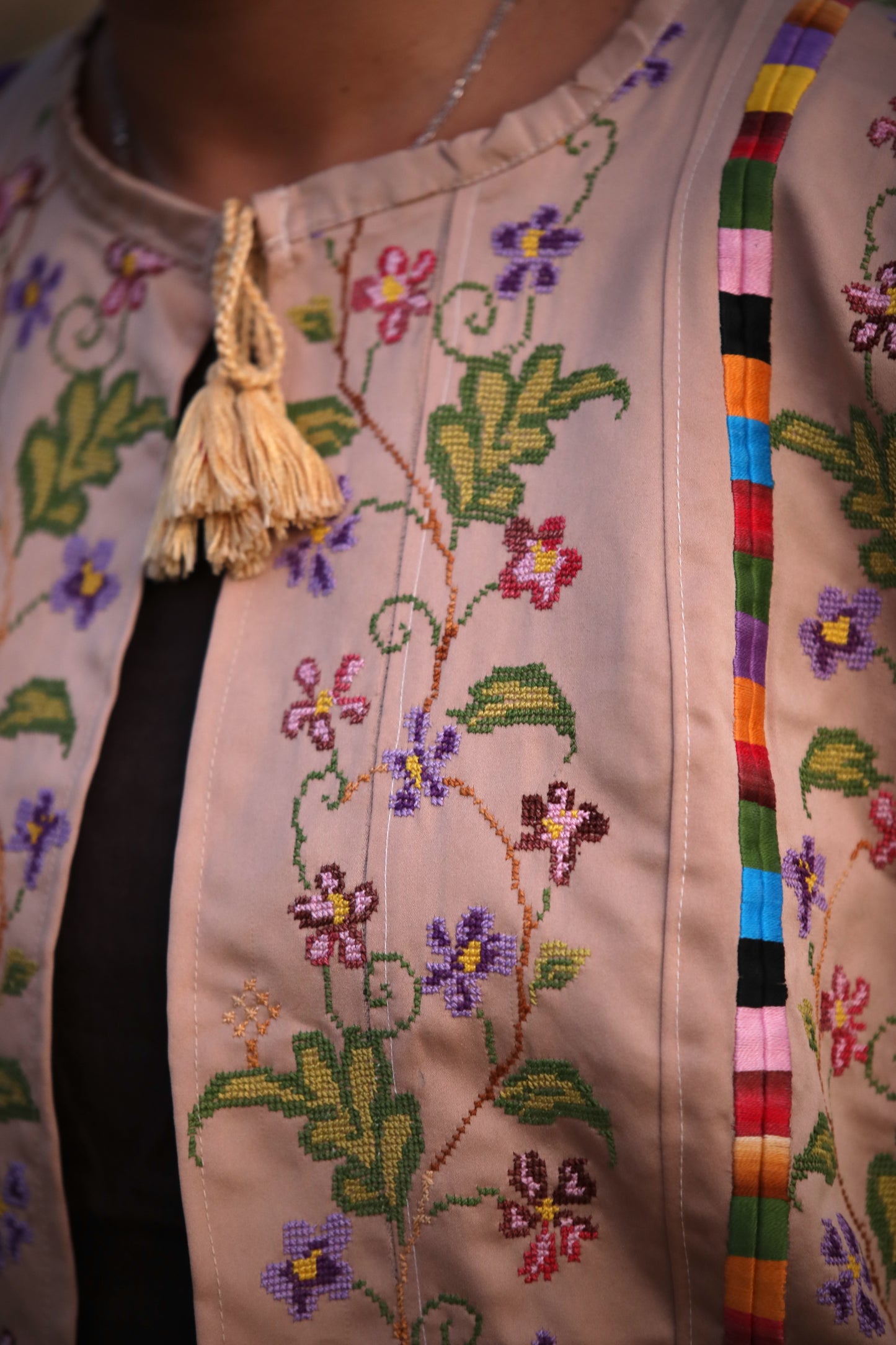 Blazer with Palestinian Tatreez