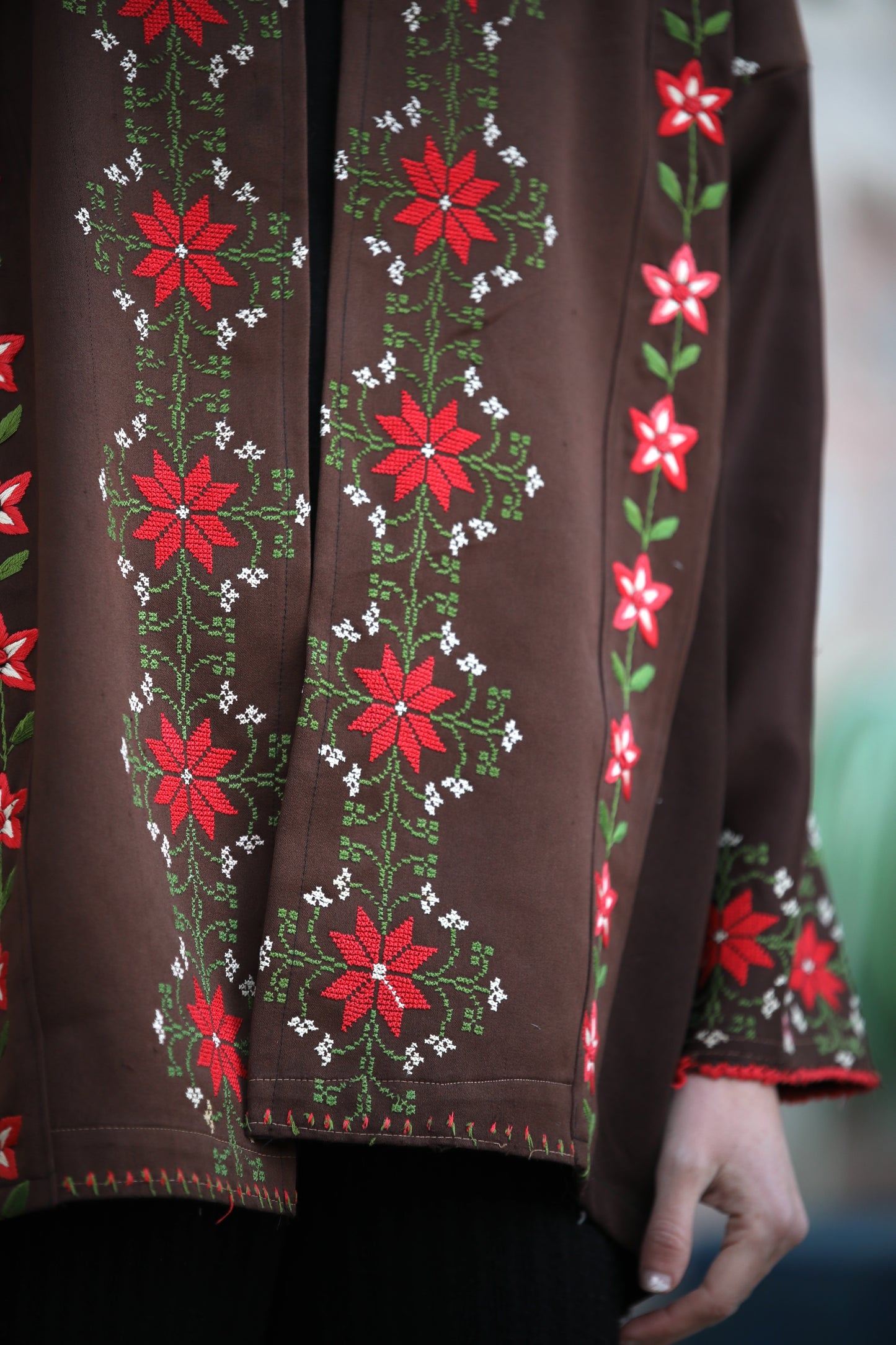 Blazer with Palestinian Tatreez