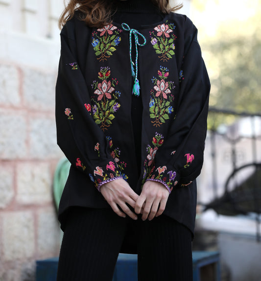 Blazer with Palestinian Tatreez