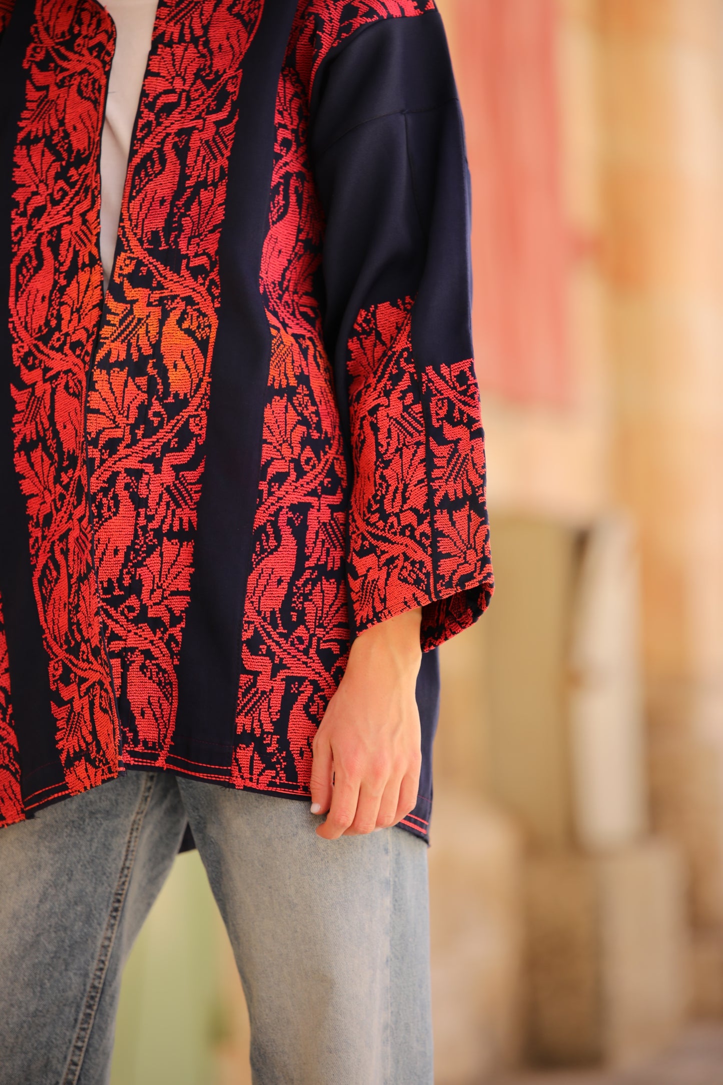 Blazer with Palestinian Tatreez