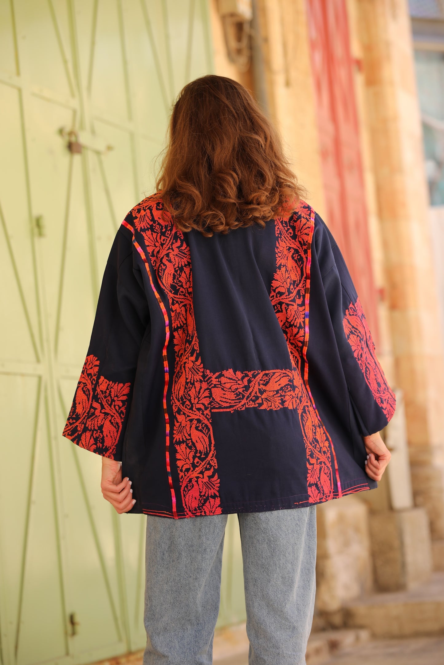 Blazer with Palestinian Tatreez