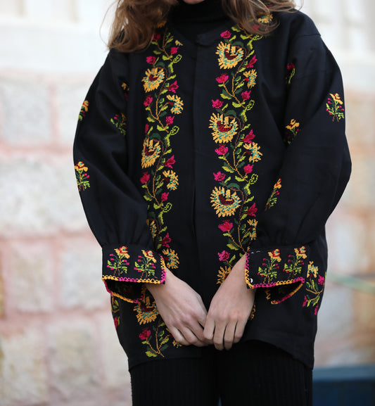 Blazer with Palestinian Tatreez