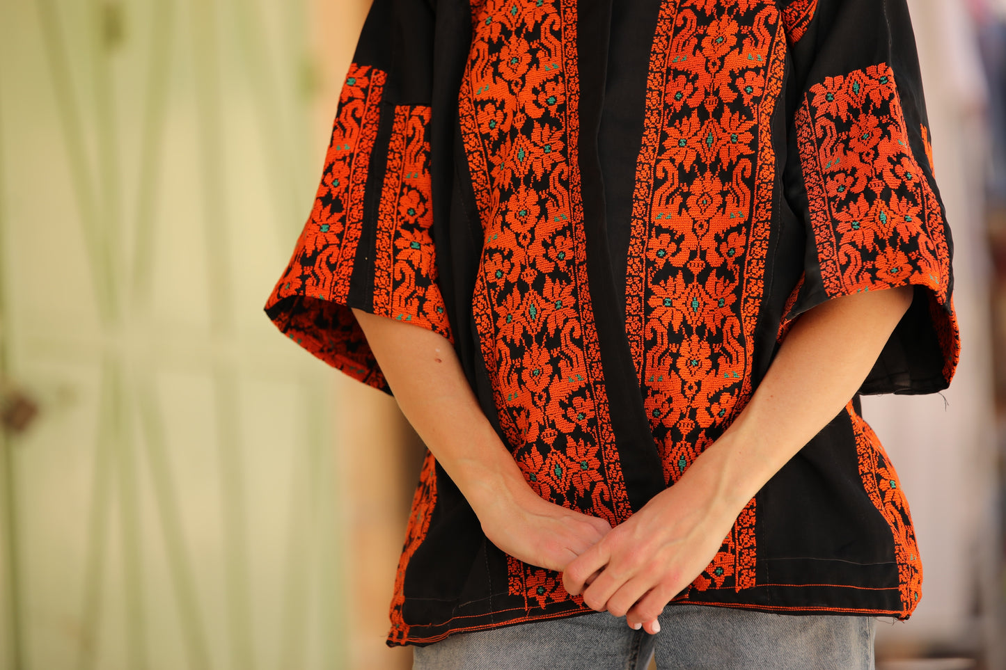Blazer with Palestinian Tatreez