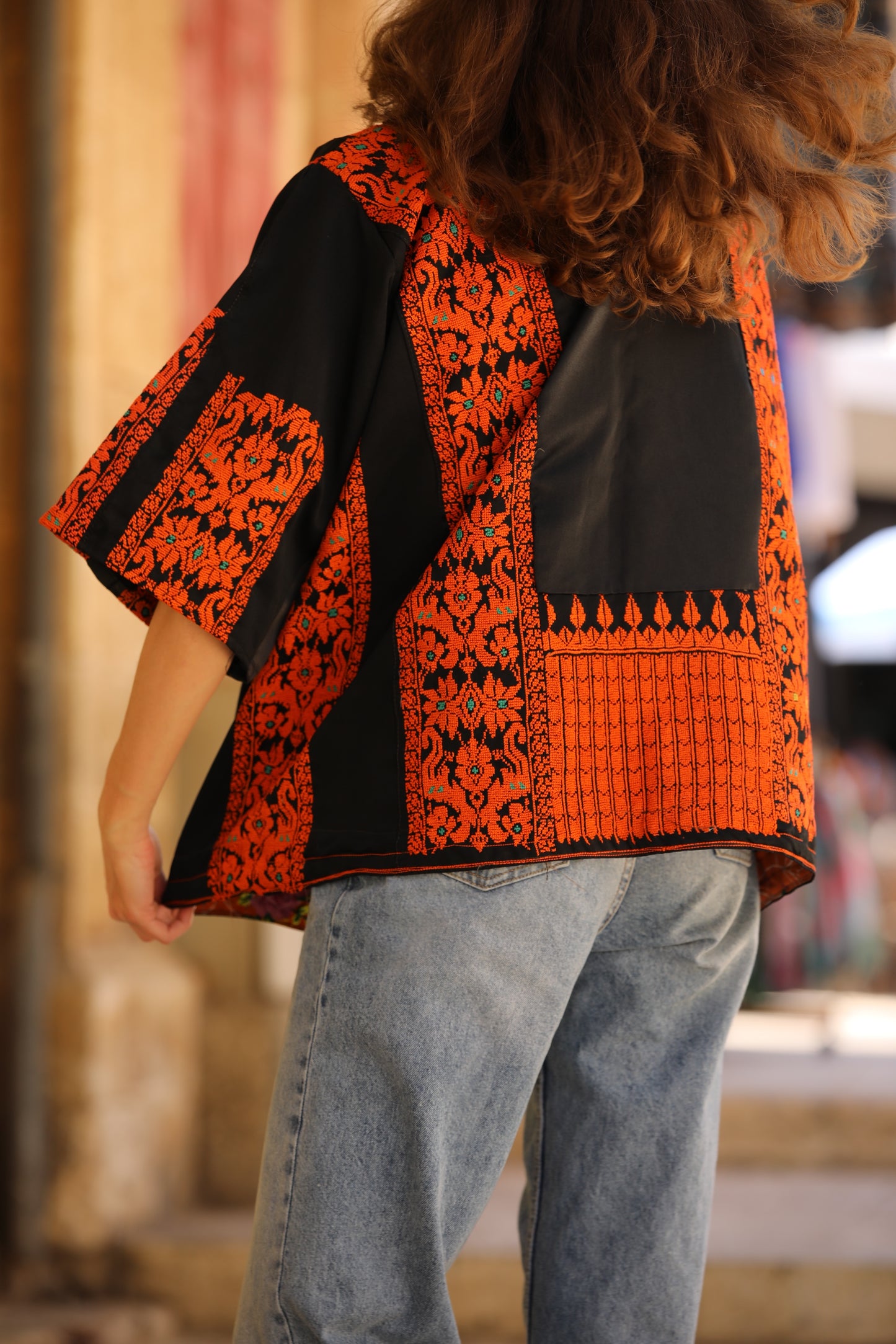 Blazer with Palestinian Tatreez
