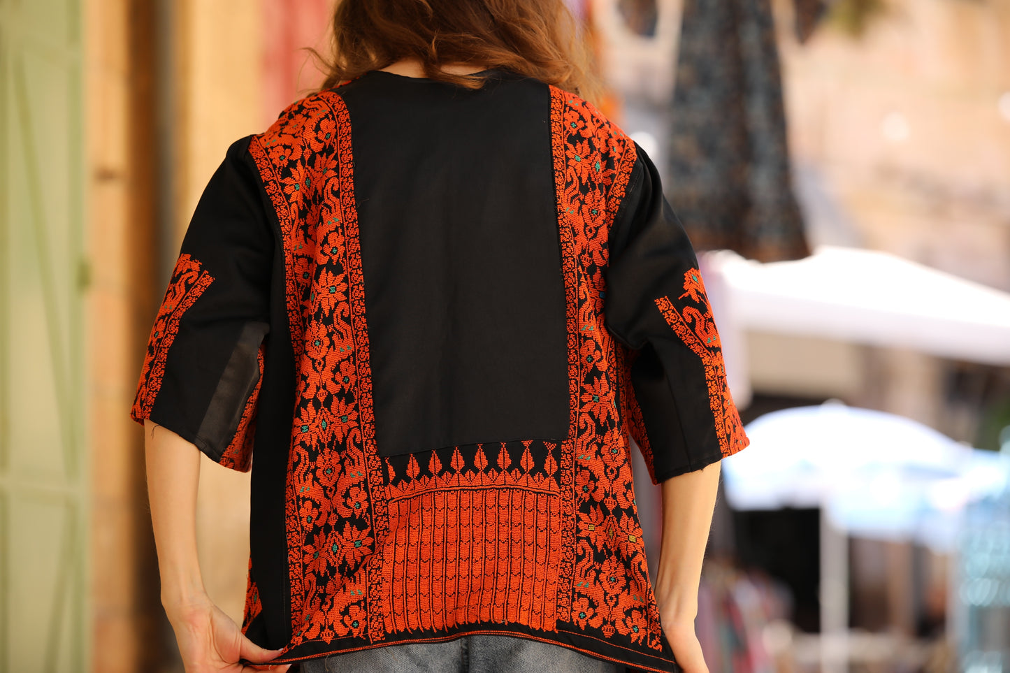 Blazer with Palestinian Tatreez