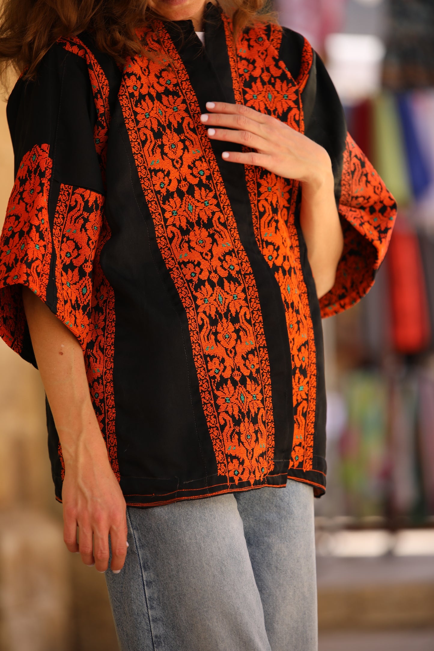 Blazer with Palestinian Tatreez