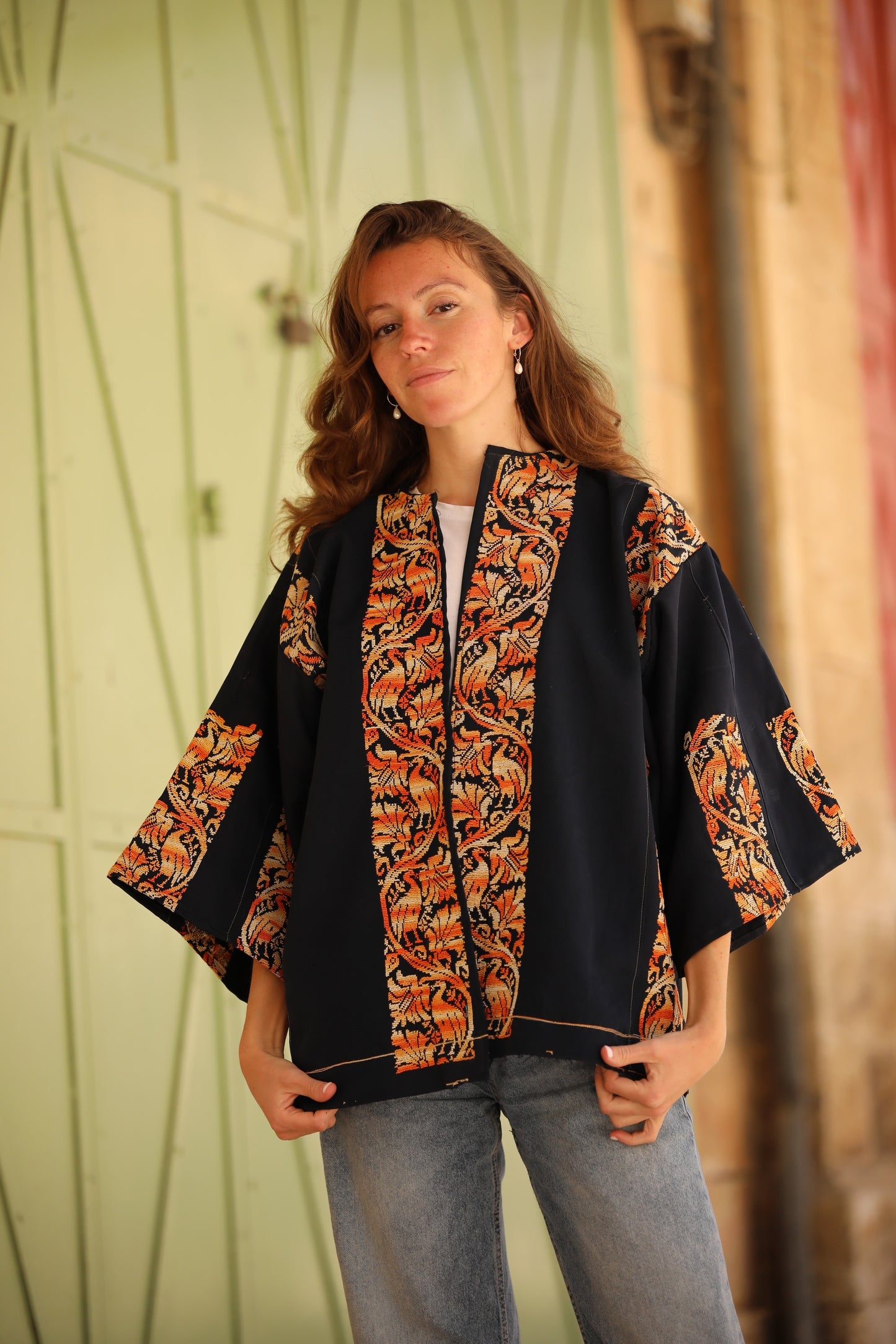 Blazer with Palestinian Tatreez