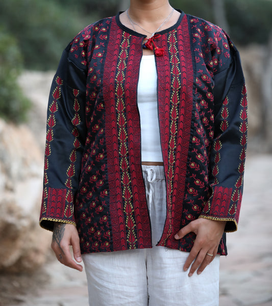 Blazer with Palestinian Tatreez
