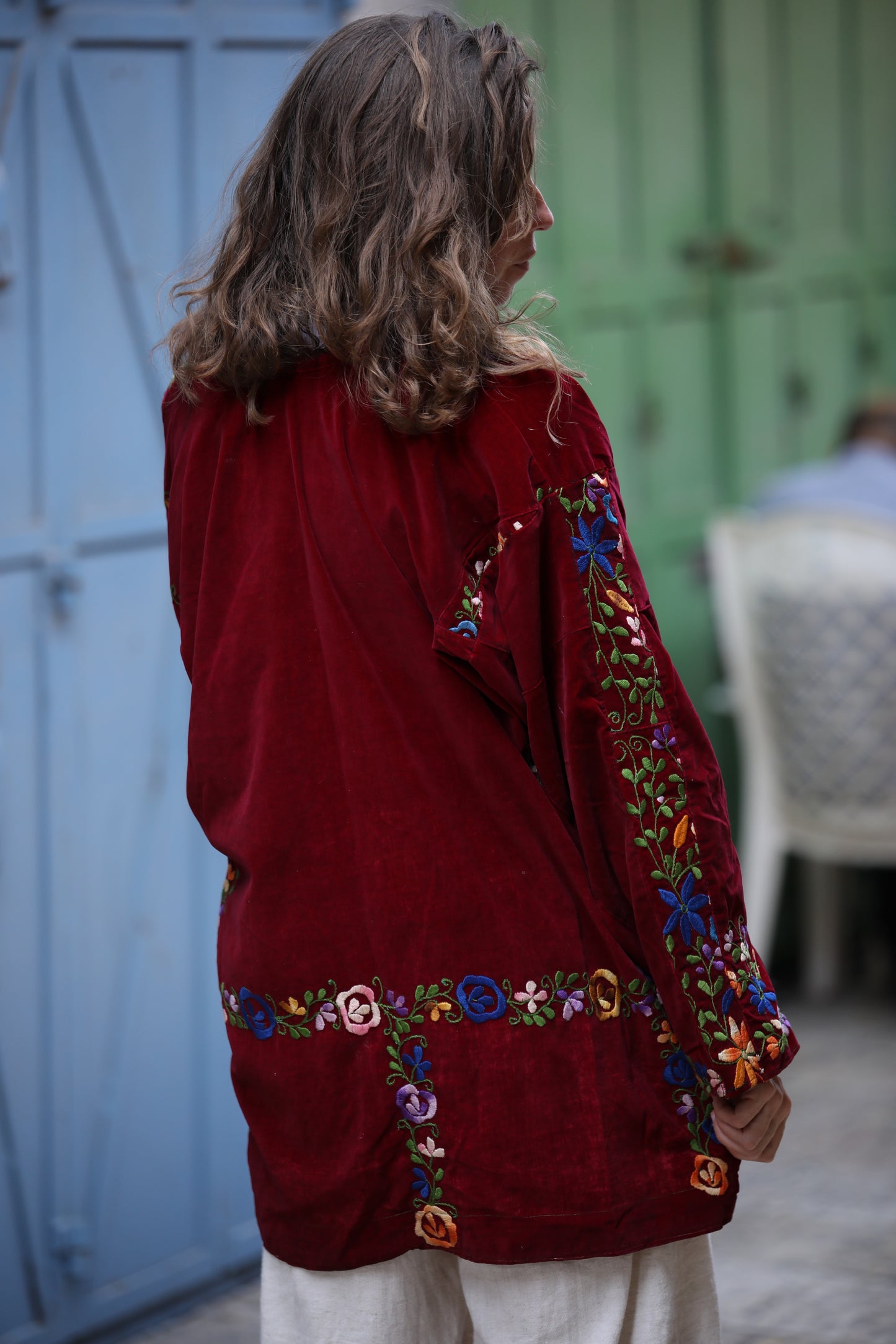 Palestinian Velvet Blazer | 1960s