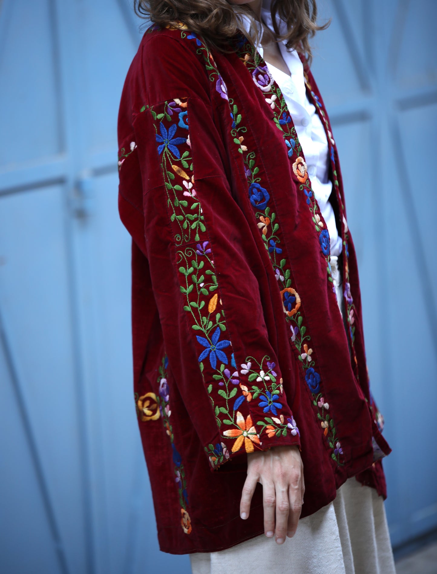 Palestinian Velvet Blazer | 1960s