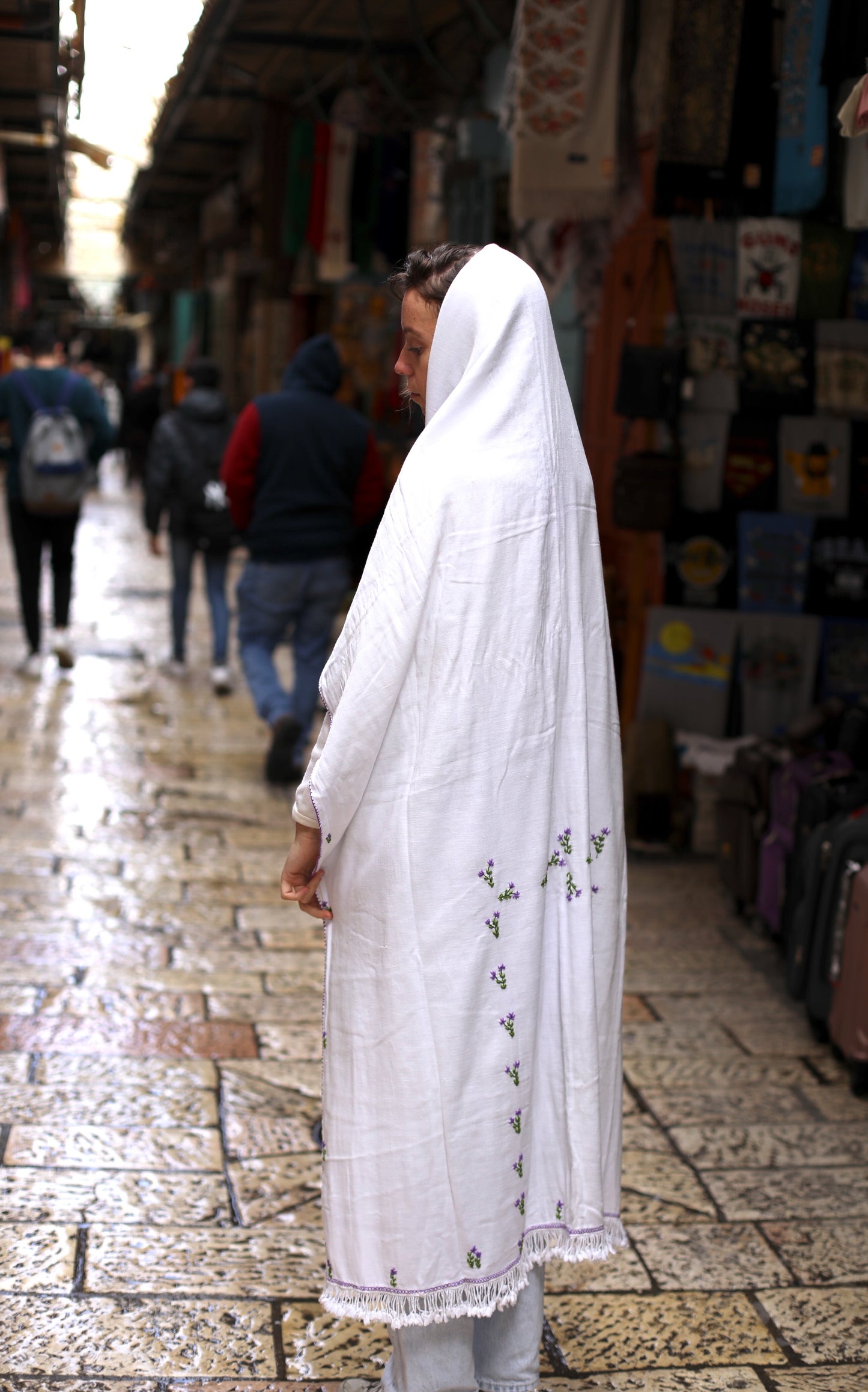 Vintage Palestinian Shawl | 1940s–1950s