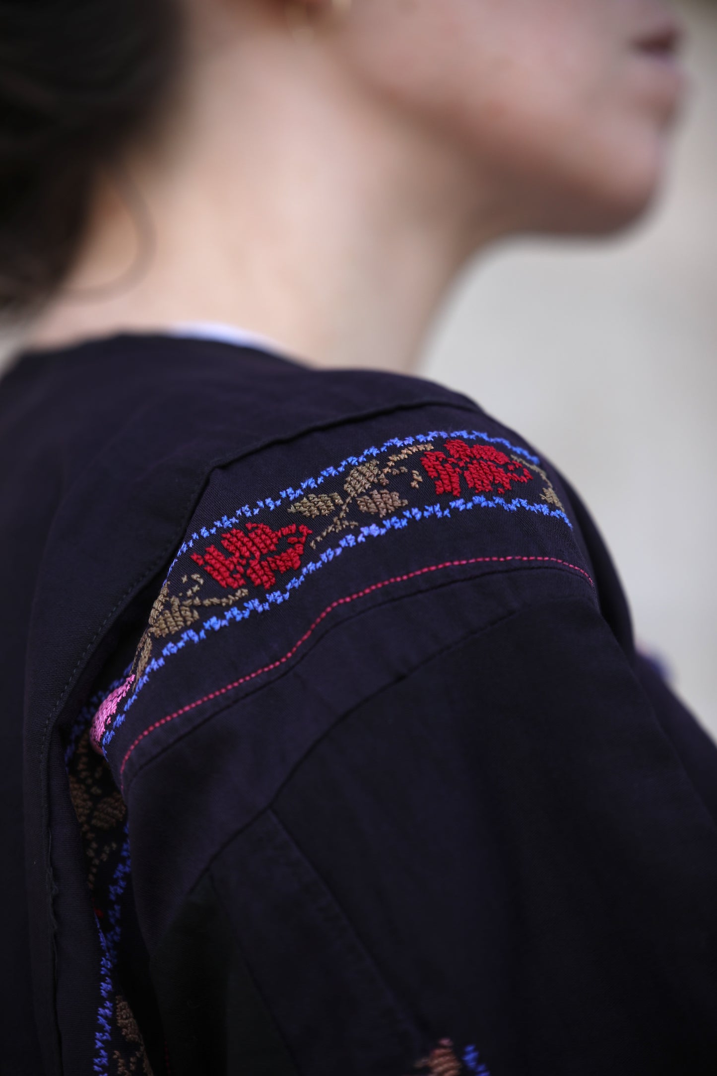 Blazer with Palestinian Tatreez