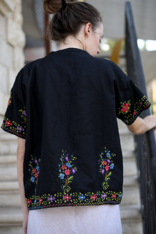 Blazer with Palestinian Tatreez