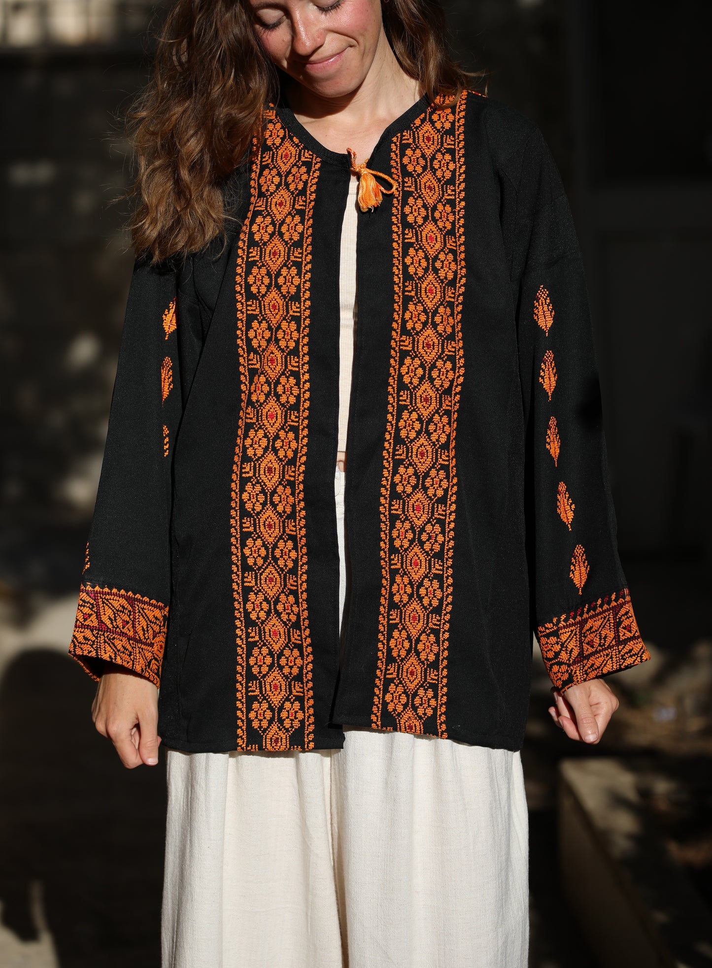 Blazer with Palestinian Tatreez