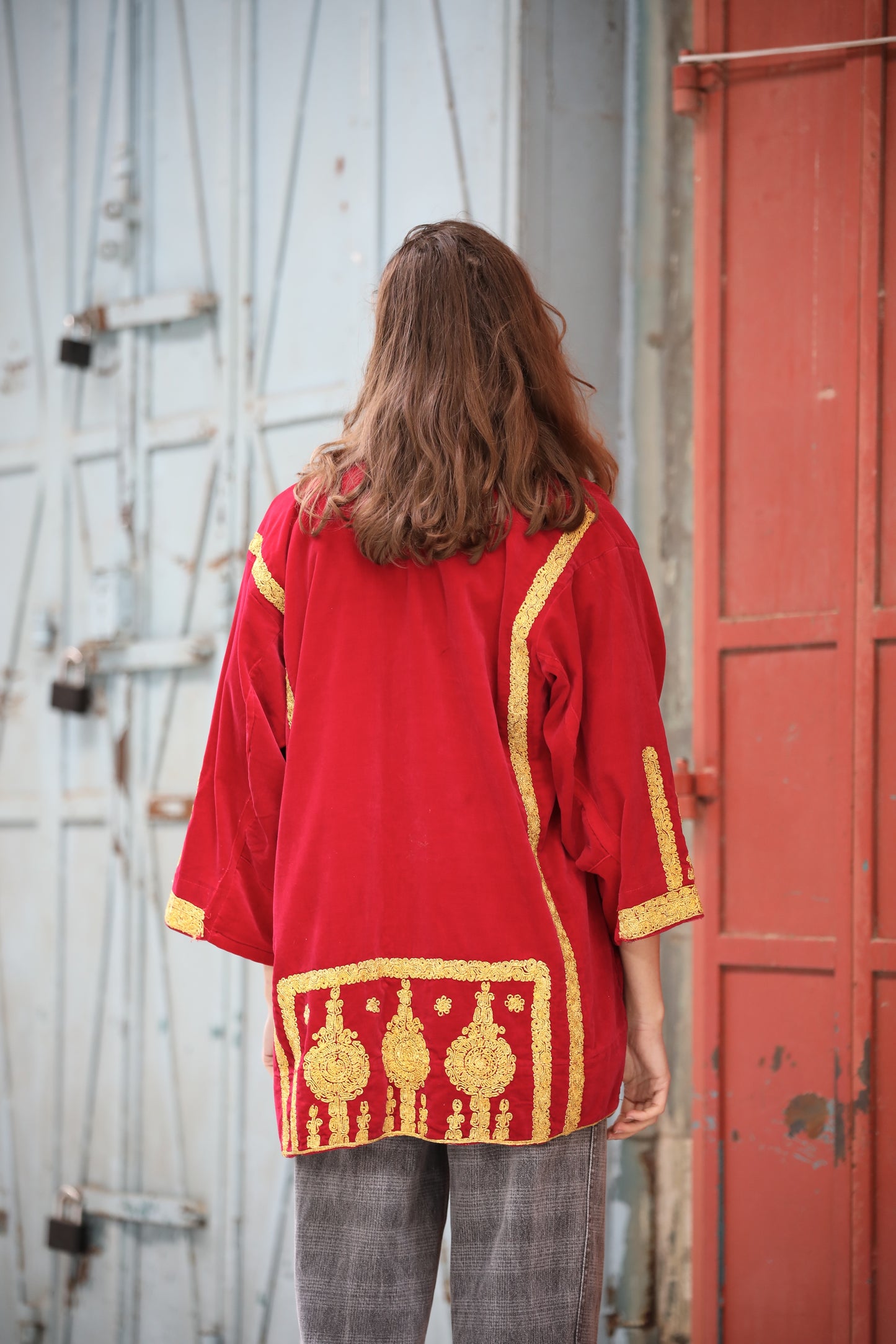 Palestinian Velvet Blazer | 1960s