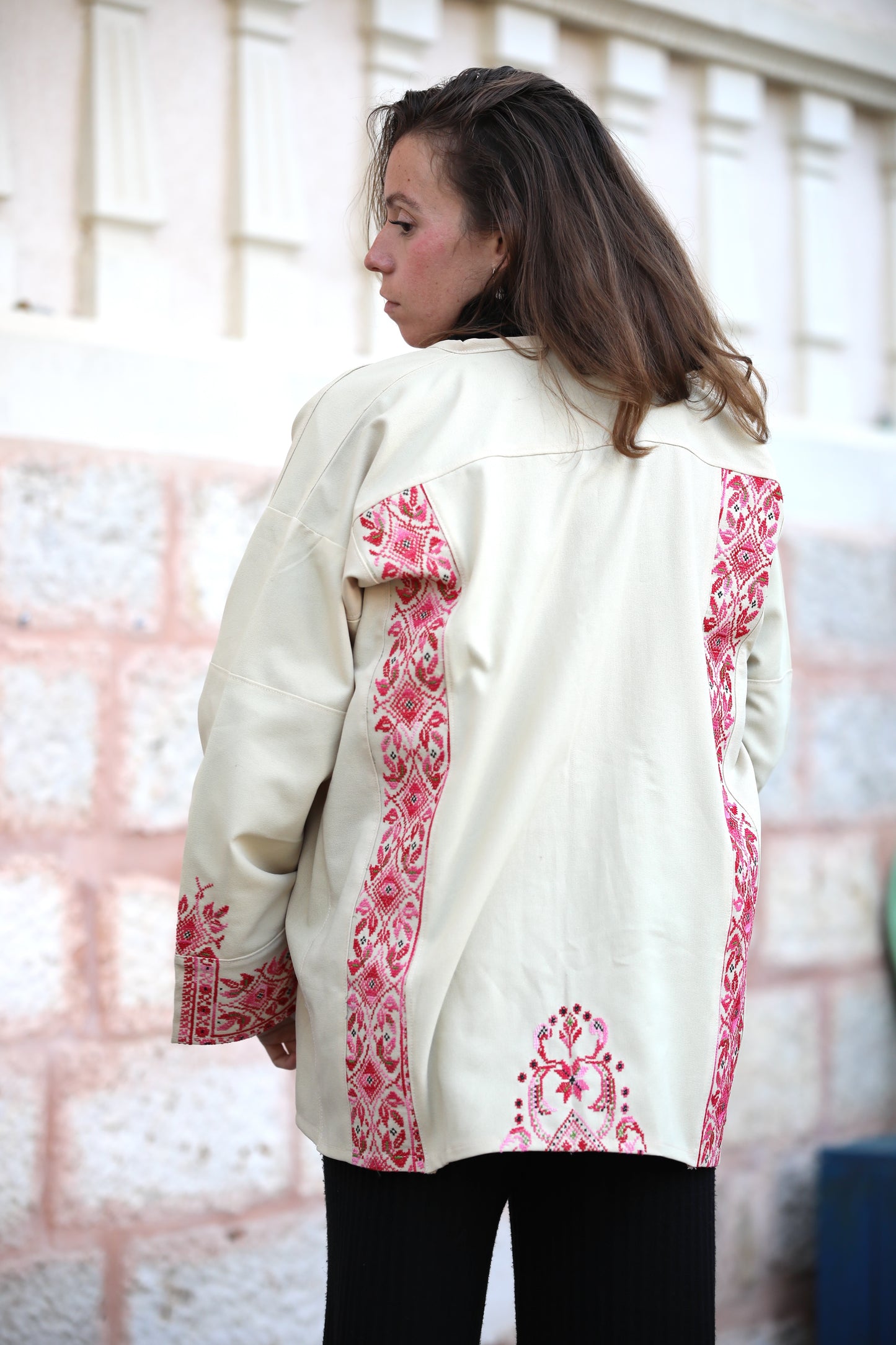 Blazer with Palestinian Tatreez