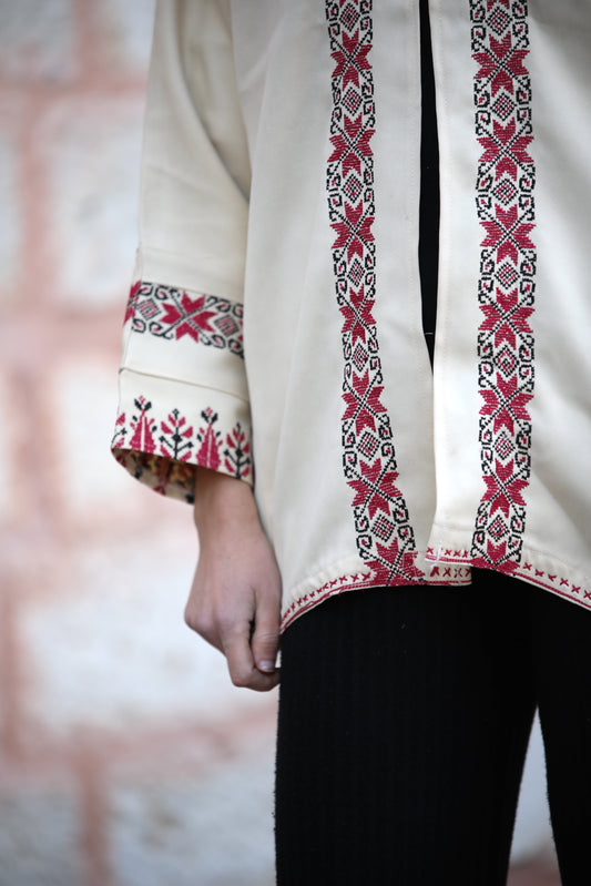 Blazer with Palestinian Tatreez