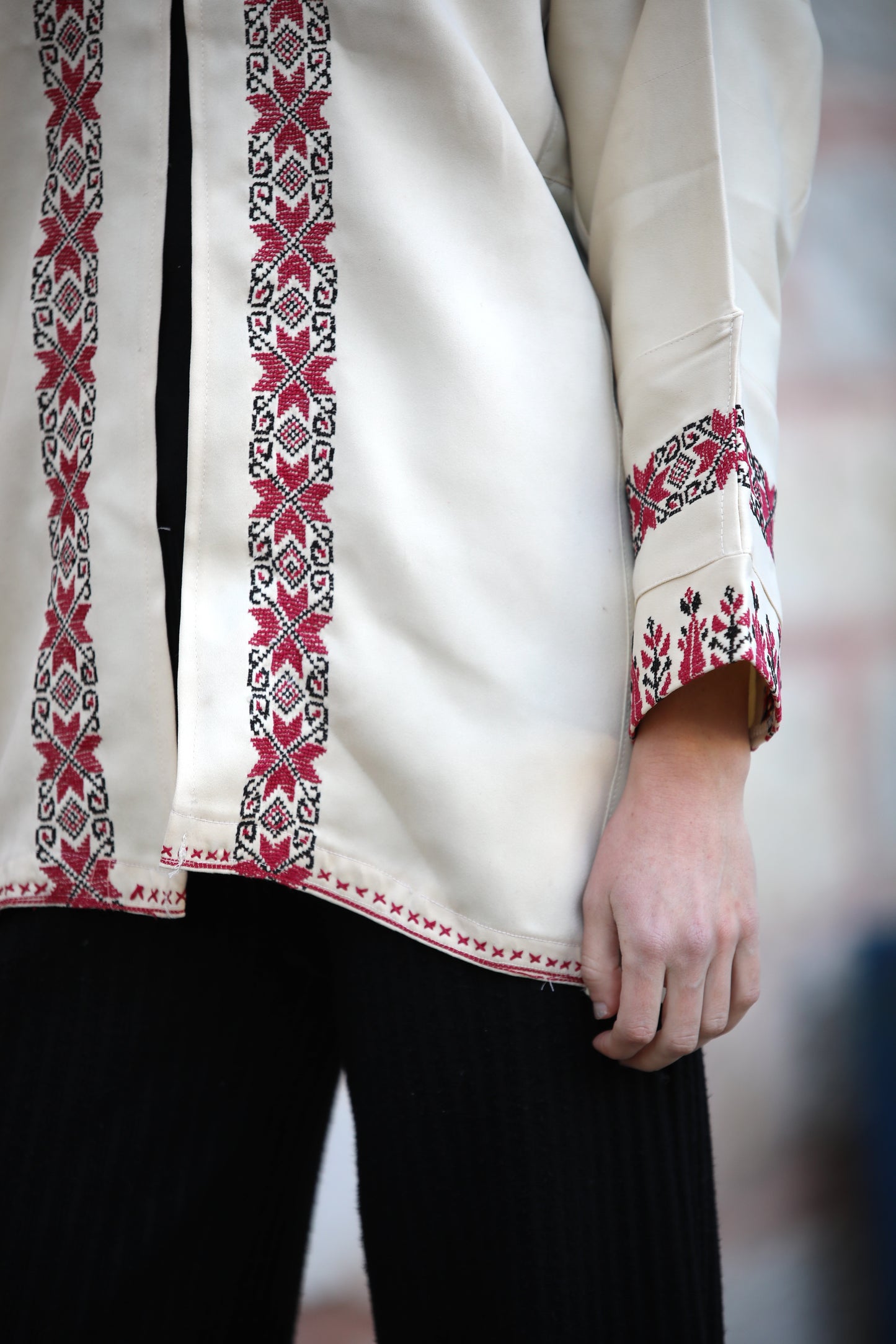 Blazer with Palestinian Tatreez