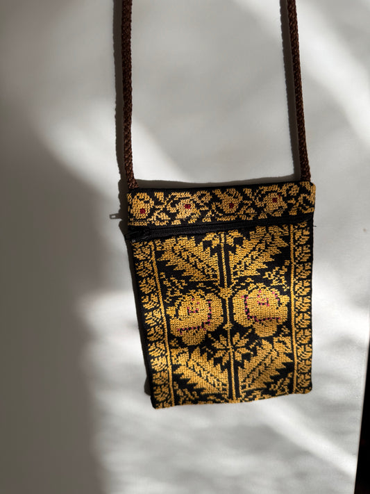Bags with Yellow Tatreez