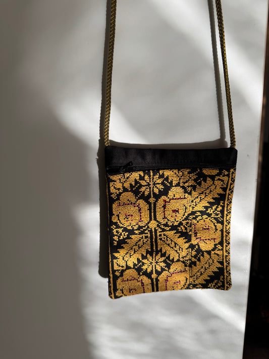 Bags with Yellow Tatreez
