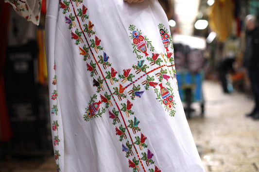 Palestinian Embroidered Shawls