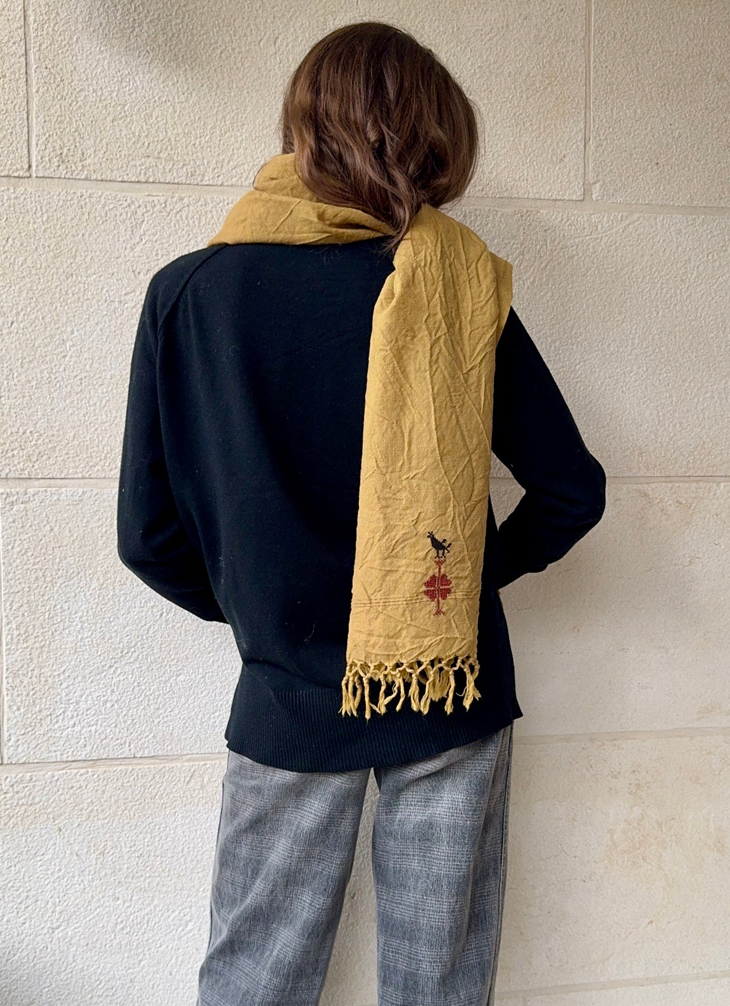 Naturally Dyed Kashmir Scarf