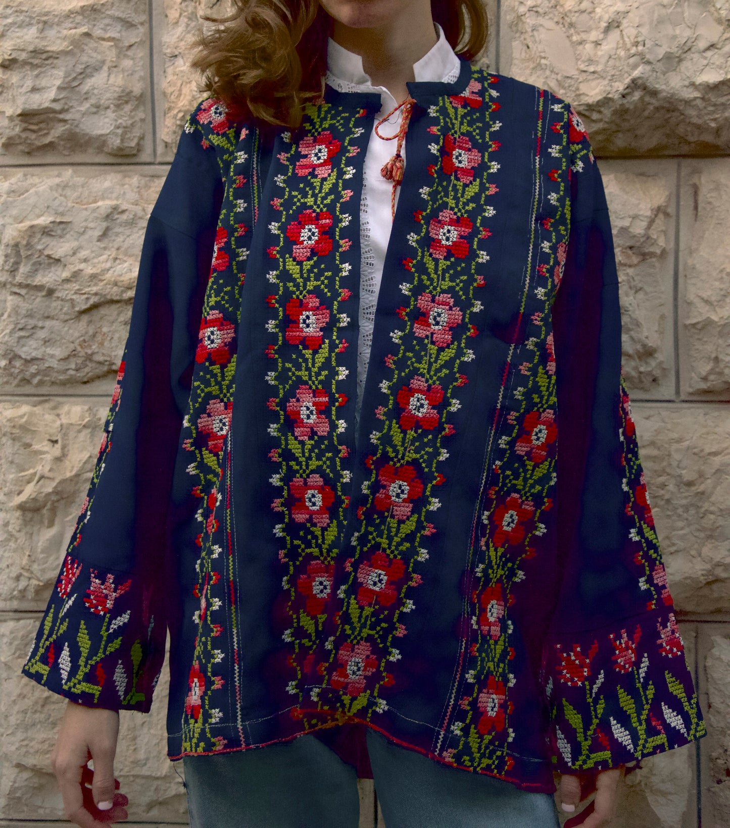 Blazer with Palestinian Tatreez