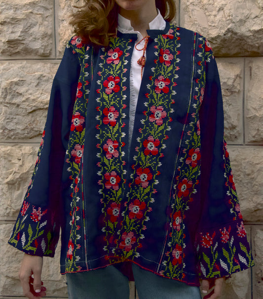 Blazer with Palestinian Tatreez