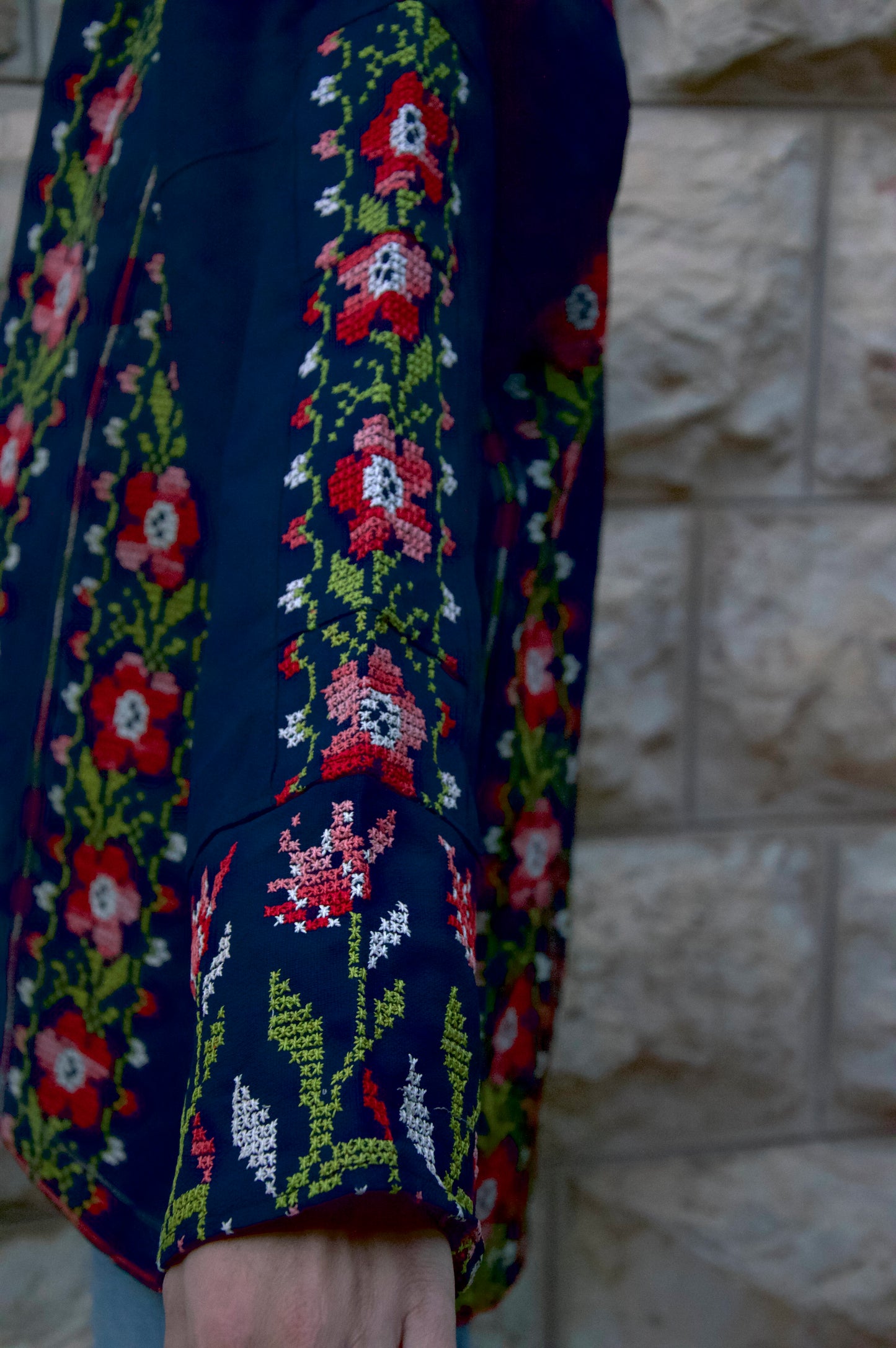 Blazer with Palestinian Tatreez