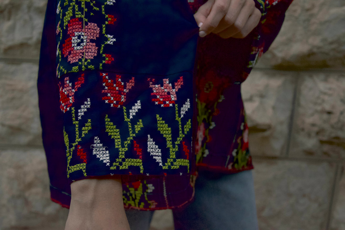 Blazer with Palestinian Tatreez