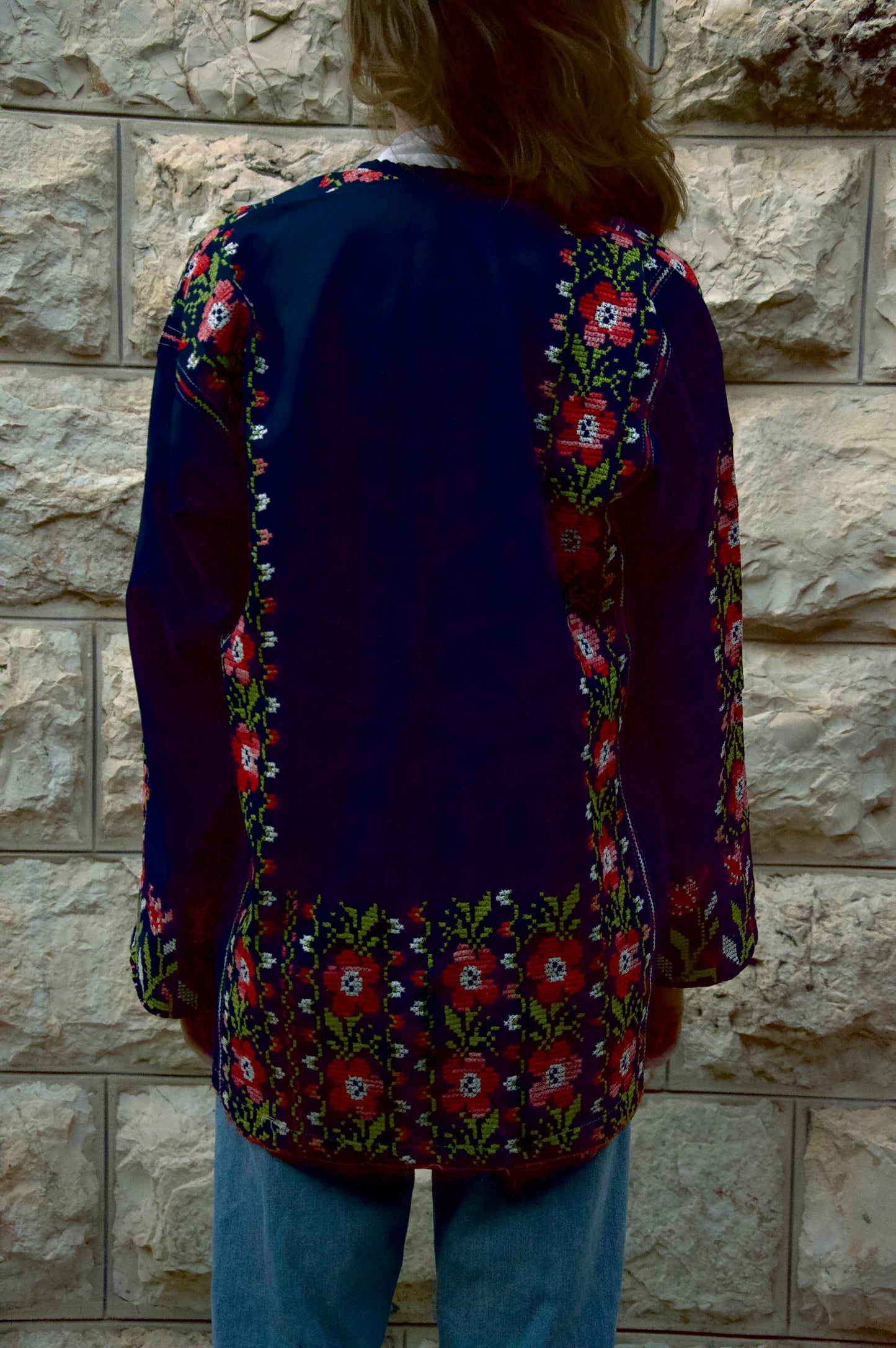 Blazer with Palestinian Tatreez