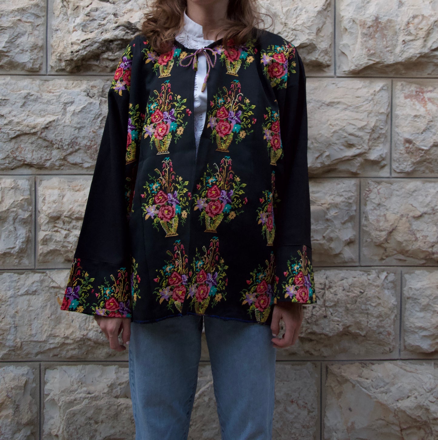 Blazer with Palestinian Tatreez