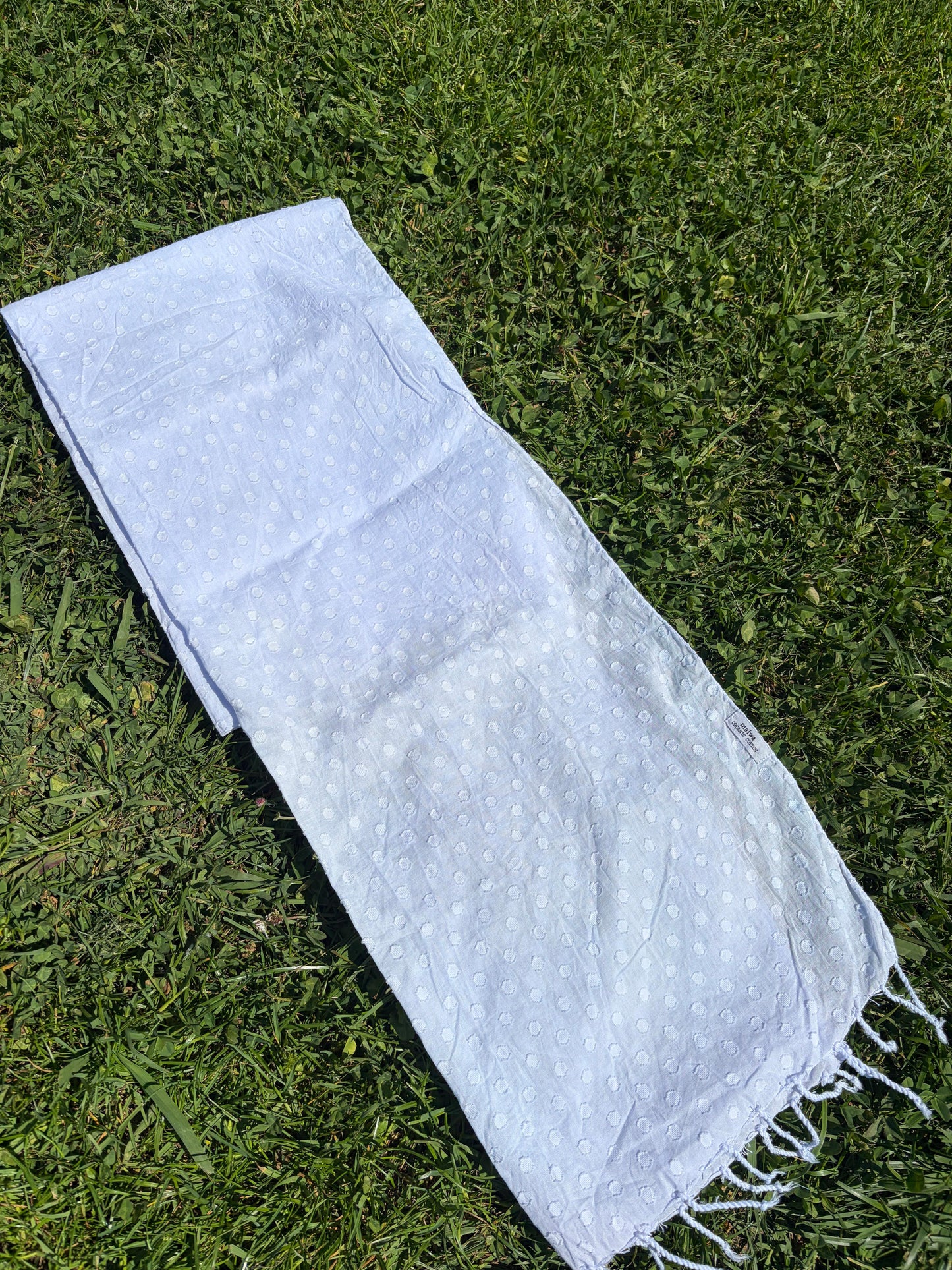 Naturally Dyed Indigo Scarf