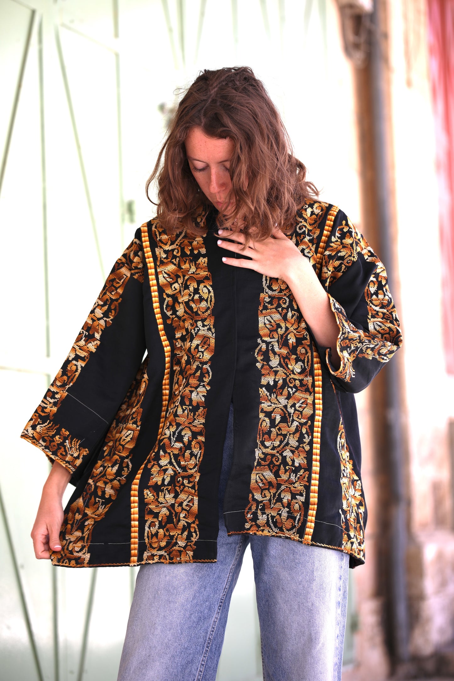 Blazer with Palestinian Tatreez